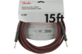 FENDER CABLE PROFESSIONAL SERIES 15' RED TWEED Кабель інструментальний 1 – techzone.com.ua