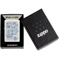 Запальничка Zippo 214 Stamps Design 46371 4 – techzone.com.ua