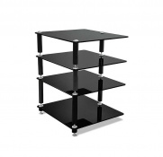Підставка для AV апаратури Norstone Bergen 2 Hi-Fi Glossy Black (NORBER2) 1 – techzone.com.ua