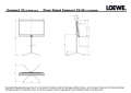 Стойка Loewe Floor Stand Connect 32-40 (72435Q00) 3 – techzone.com.ua