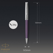 Ручка кулькова Parker SONNET Essentials Metal & Violet Lacquer CT BP 83 432 3 – techzone.com.ua Ручка кулькова Parker SONNET Essentials Metal & Violet Lacquer CT BP 83 432 3 – techzone.com.ua