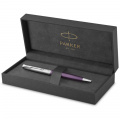 Ручка шариковая Parker SONNET Essentials Metal & Violet Lacquer CT BP 83 432 6 – techzone.com.ua