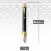 Набір Parker IM Premium Black GT BP (кулькова ручка + блокнот Parker) 3 – techzone.com.ua Набір Parker IM Premium Black GT BP (кулькова ручка + блокнот Parker) 3 – techzone.com.ua