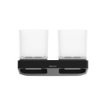 Ravak TD 220.20 Тримач з двома склянками для зубних щіток, чорний X07P558 2 – techzone.com.ua