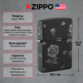 Запальничка Zippo 218C Flower Skulls Design 48931 2 – techzone.com.ua