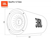 Сабвуфер JBL CAR BASSPRO Tube 12 5 – techzone.com.ua