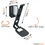 Кронштейн для акустики Vogels SOUND 4201B Black (30341403) 2 – techzone.com.ua