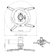 Кронштейн для проектора Vogels PPC 2500 2 – techzone.com.ua Кронштейн для проектора Vogels PPC 2500 2 – techzone.com.ua
