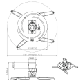 Кронштейн для проектора Vogels PPC 2500 2 – techzone.com.ua