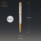 Ручка перьевая Parker SONNET Premium Silver Mistral GT FP18 F 88 611 4 – techzone.com.ua Ручка перьевая Parker SONNET Premium Silver Mistral GT FP18 F 88 611 4 – techzone.com.ua