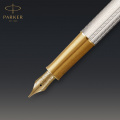 Ручка перова Parker SONNET Premium Silver Mistral GT FP18 F 88 611 6 – techzone.com.ua