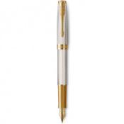 Ручка перова Parker SONNET Premium Silver Mistral GT FP18 F 88 611 1 – techzone.com.ua