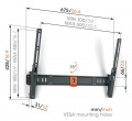 Крiплення настiнне VOGELS TVM 1613 Чорний (1816130) 7 – techzone.com.ua