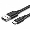 Кабель UGREEN US287 USB-A 2.0 - USB Type-C, 1.5 m Black 60117 1 – techzone.com.ua