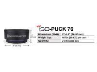 IsoAcoustics ISO-PUCK 76 (пара) 3 – techzone.com.ua IsoAcoustics ISO-PUCK 76 (пара) 3 – techzone.com.ua