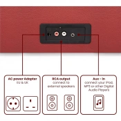 Програвач вінілових платівок Crosley Voyager Burgundy (CR8017B-BU) 6 – techzone.com.ua