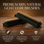 Щітка HumminGuru EZ Vinyl Record Washer Goat Hair Brush 2 – techzone.com.ua