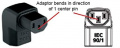 Переходник AudioQuest Adaptor IEC-90/1 Right-Angle Adapter (A1020090) 3 – techzone.com.ua