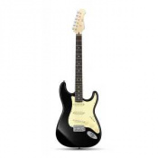 Donner Music DST-600 Electric Guitar-black EC6803