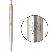 Ручка кулькова Parker JOTTER SPECIAL Stainless Steel GT BP Эмблема СБУ 16032_P003b 1 – techzone.com.ua