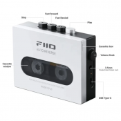 Касетний аудіоплеєр FiiO CP13 Black/White 3 – techzone.com.ua Касетний аудіоплеєр FiiO CP13 Black/White 3 – techzone.com.ua