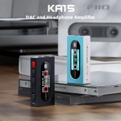 ЦАП с усилителем для наушников FIIO KA15 Sky blue 7 – techzone.com.ua