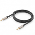 Кабель UGREEN AV125 3.5 mm to 3.5 mm Audio Cable Braided, 1 m Gray 10602 1 – techzone.com.ua