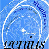 Струны для классической гитары Galli Genius Titano PROcoated GR40 (28-45) Hard Tension