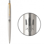 Ручка кулькова Parker JOTTER Stainless Steel GT BP Тризуб з колосків 16032_T059b 1 – techzone.com.ua