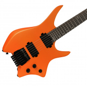 Безголовая электрогитара HILS HN3 S/MCO (Satin Metallic Coral Orange) 8 – techzone.com.ua