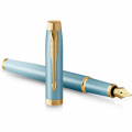 Ручка перьевая Parker IM Rituals Turquoise Green GT FP F 29 111 4 – techzone.com.ua