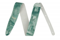 Ремінь гітарний FENDER STRAP TIE DYE LEATHER SAGE GREEN