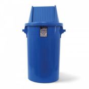 Мусорный бак Afacan Plastik синий пластик 90л BCK 107