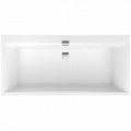 VILLEROY & BOCH SQUARO EDGE 12 ванна 180*80см, с ножками и сливом-переливом, цвет white alpin UBQ180SQE2DV-01 1 – techzone.com.ua