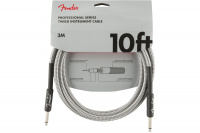 FENDER CABLE PROFESSIONAL SERIES 10' WHITE TWEED Кабель инструментальный