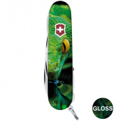 Складной нож Victorinox HUNTSMAN ZODIAC Зелёная деревянная змея 1.3713.3.Z4310pk 6 – techzone.com.ua Складной нож Victorinox HUNTSMAN ZODIAC Зелёная деревянная змея 1.3713.3.Z4310pk 6 – techzone.com.ua
