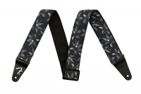 Ремінь гітарний FENDER STRAP 2" HAWAIIAN STRAPS BLACK FLORAL 1 – techzone.com.ua