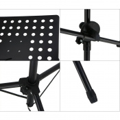 Пюпітр Alfabeto MS60CRANE з додатковими тримачами для мікрофона та телефона 3 – techzone.com.ua