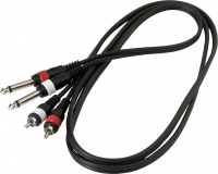ROCKCABLE RCL20932 D4 Patch Cable - 2 x RCA to 2 x TS Jack (1.5m)