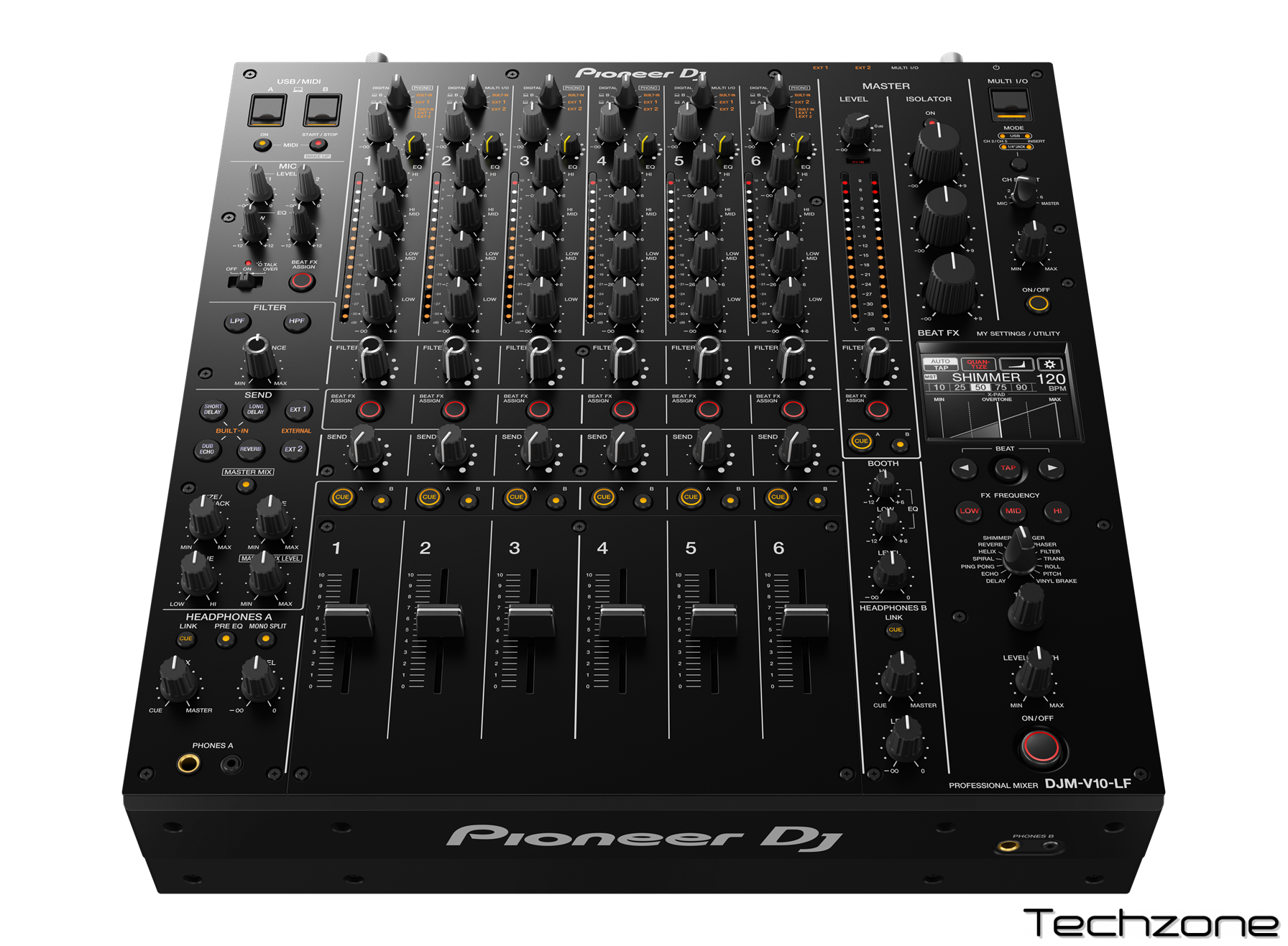 DJ микшерный пульт Pioneer DJM-V10-LF - купить в Киеве,доставка по Украине–  цена,описание,характеристики,бесплатная доставка