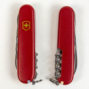Складной нож Victorinox HUNTSMAN MAT красный матовый лак с желт.лого 1.3713.M0008p 4 – techzone.com.ua Складной нож Victorinox HUNTSMAN MAT красный матовый лак с желт.лого 1.3713.M0008p 4 – techzone.com.ua
