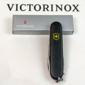 Складной нож Victorinox SPARTAN MAT черный матовый лак с желт.лого 1.3603.3.M0008p 12 – techzone.com.ua Складной нож Victorinox SPARTAN MAT черный матовый лак с желт.лого 1.3603.3.M0008p 12 – techzone.com.ua