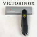 Складной нож Victorinox SPARTAN MAT черный матовый лак с желт.лого 1.3603.3.M0008p 12 – techzone.com.ua