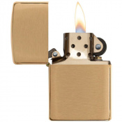 Запальничка Zippo Classic Brushed Brass 204B 2 – techzone.com.ua