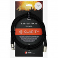 Готовый кабель Clarity XLR-XLR PRO 3м – techzone.com.ua