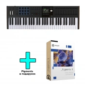 MIDI-клавіатура Arturia KeyLab 61 mk3 (Black) + Arturia Pigments 1 – techzone.com.ua