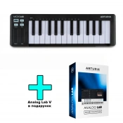 MIDI-клавіатура Arturia MicroLab mk3 (Black) + Analog Lab V 1 – techzone.com.ua