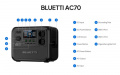 Зарядна станція BLUETTI AC70 4 – techzone.com.ua