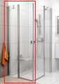 Елемент душової кабіни Ravak Chrome CRV2-80 Білий Transparent 1QV40100Z1 1 – techzone.com.ua
