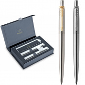 Набір Parker JOTTER Stainless Steel GT BP + Stainless Steel CT BP (2 кулькові ручки) 1 – techzone.com.ua